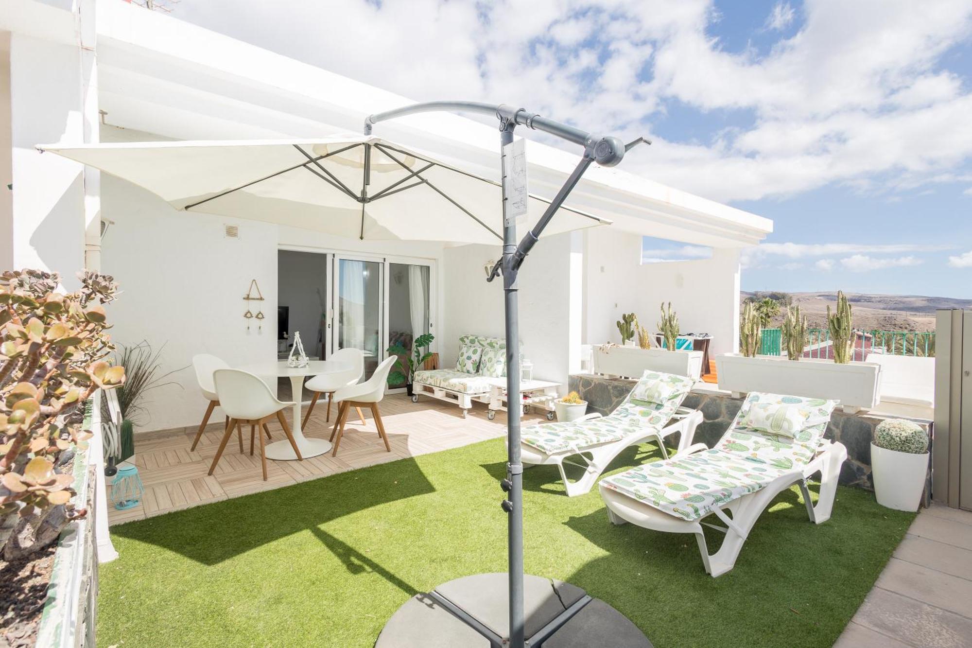 Bungalow playa Águila terraza piscina by Lightbooking Maspalomas (Gran Canaria) Exterior foto
